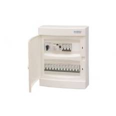 Komplett normcentral i plast, 2x12 moduler
