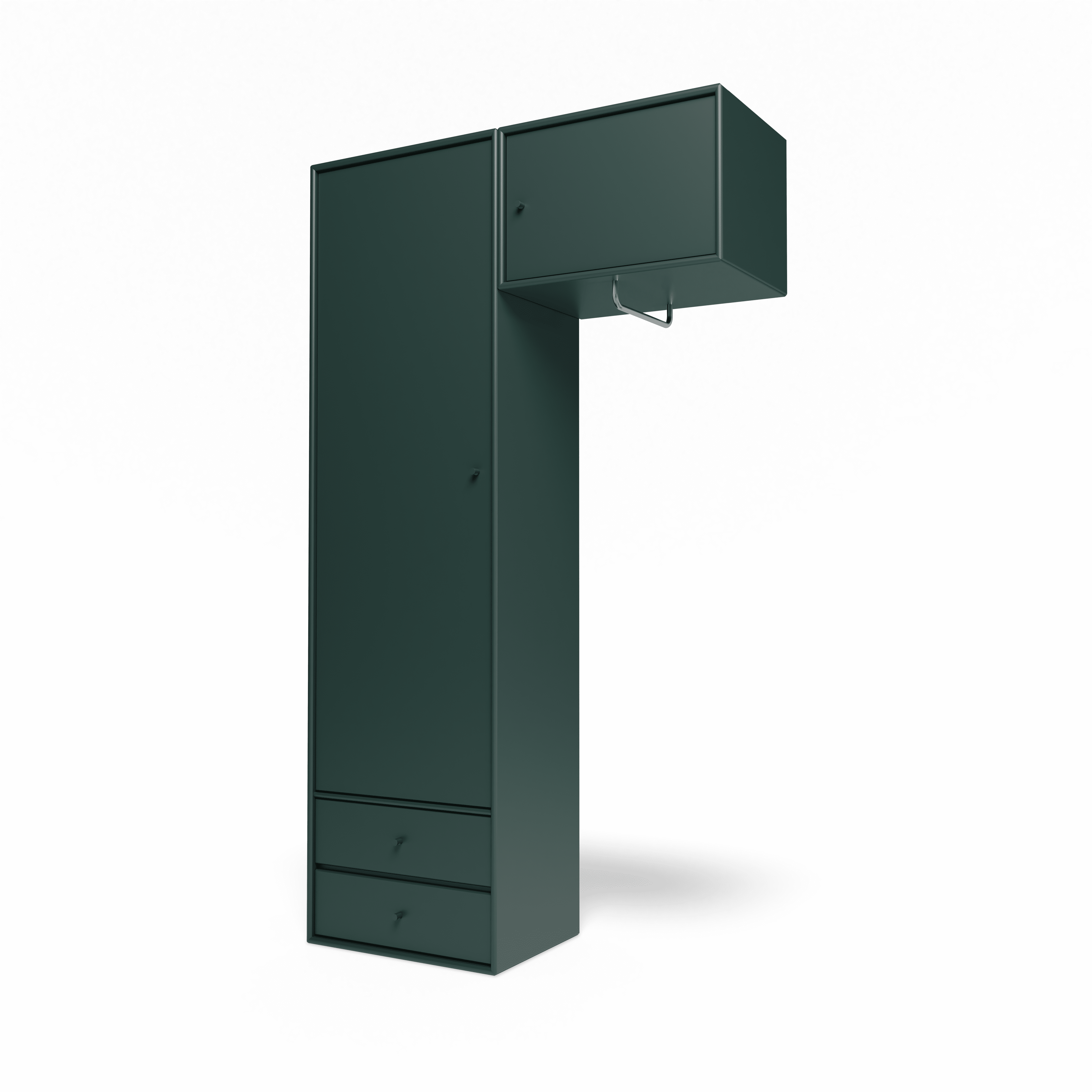 Attire II garderobe, inkl. ophæng fra Montana Black Jade - Jacobsen Plus