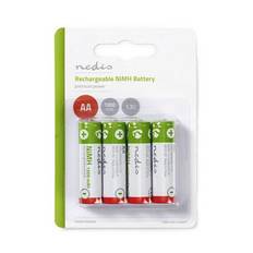 Laddningsbara Ni-MH-batteri AA | 1.20 V | NiMH | AA | Uppladdningsbara | 1300 mAh | Förladdad | Antal batterier: 4 st. | Blister | HR6 | Baby Monitor / Bärbar dator / Blixt / Brandlarm / Cykelbelysning / DECT telefon / Digitalkamera / Ficklampa / Fjärrkontroll / Headset / Hotellås / Konstruktionslaser / Leksaker / Mikrofon / MP3 Spelare / Navigations GPS / Personsökare / Portabel DVD / Spelkonsol / Streckkodsläsare / Trådlöstelefon / Transceiver / Väder Statio / Videokamera / Videoplampa | Grön/