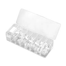 Plastic Cable Management Box Tabletop Cord Organizer TV Computer Power Cord Storage Box for