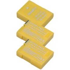 Gult batteri en -el14 en-el14a för nikon en el14 el14a, dslr d5300 d5600 d3300 d5200 d3200 d5100 d5500 coolpix p7000 p7100 - 3x batterier