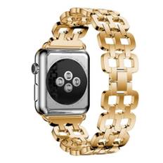 Apple Watch 42mm 8 formet rustfrit Urrem - Guld