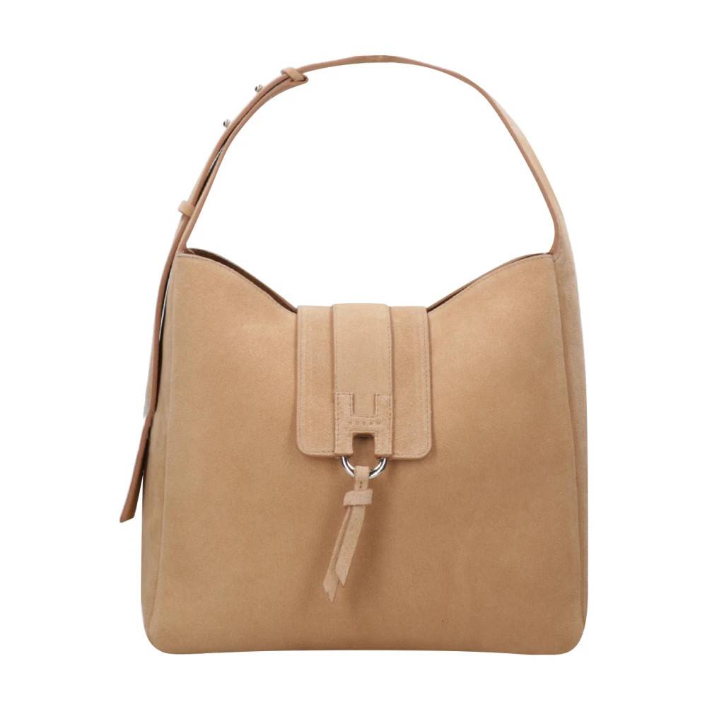Hogan Trend Hobo Taske - Tasker - Dame - Beige - ONE SIZE - Uld