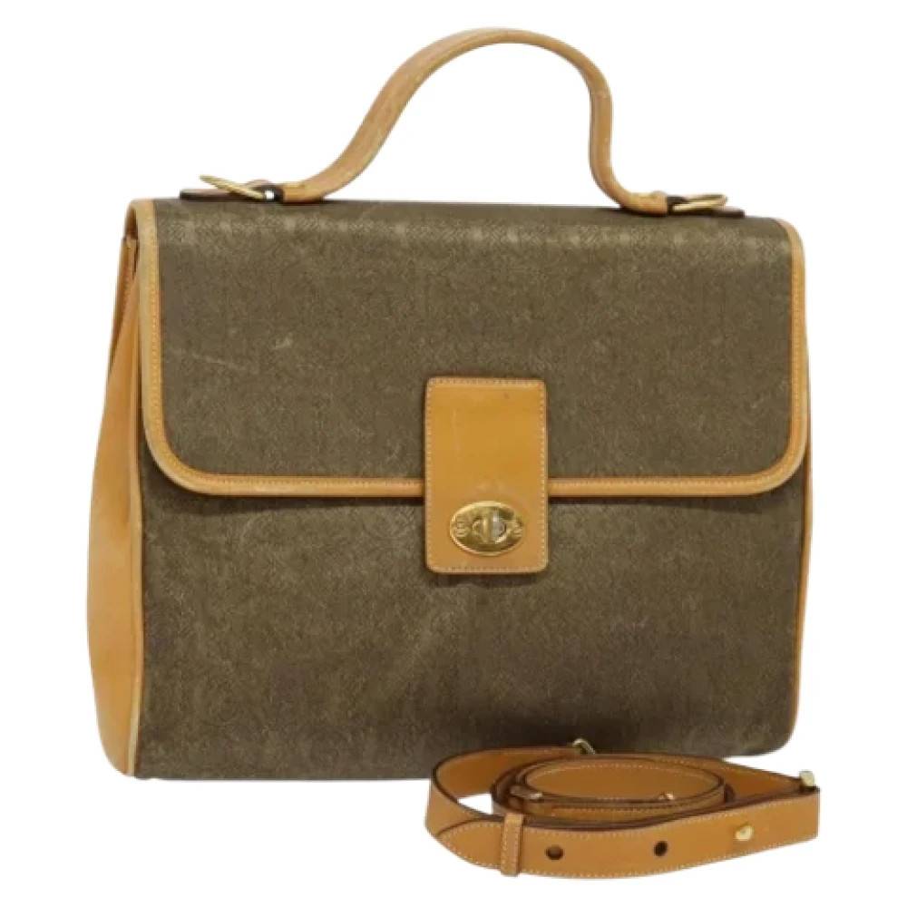 Gucci Vintage Pre-owned Canvas gucci-tasker - Vintage - Dame - Beige - ONE SIZE - Uld