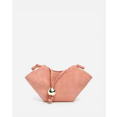Donia Mini Handbag Suede Blush Pink