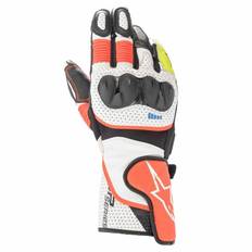 Alpinestars SP-2 v3 Handschuhe, weiß-fluorot-schwarz