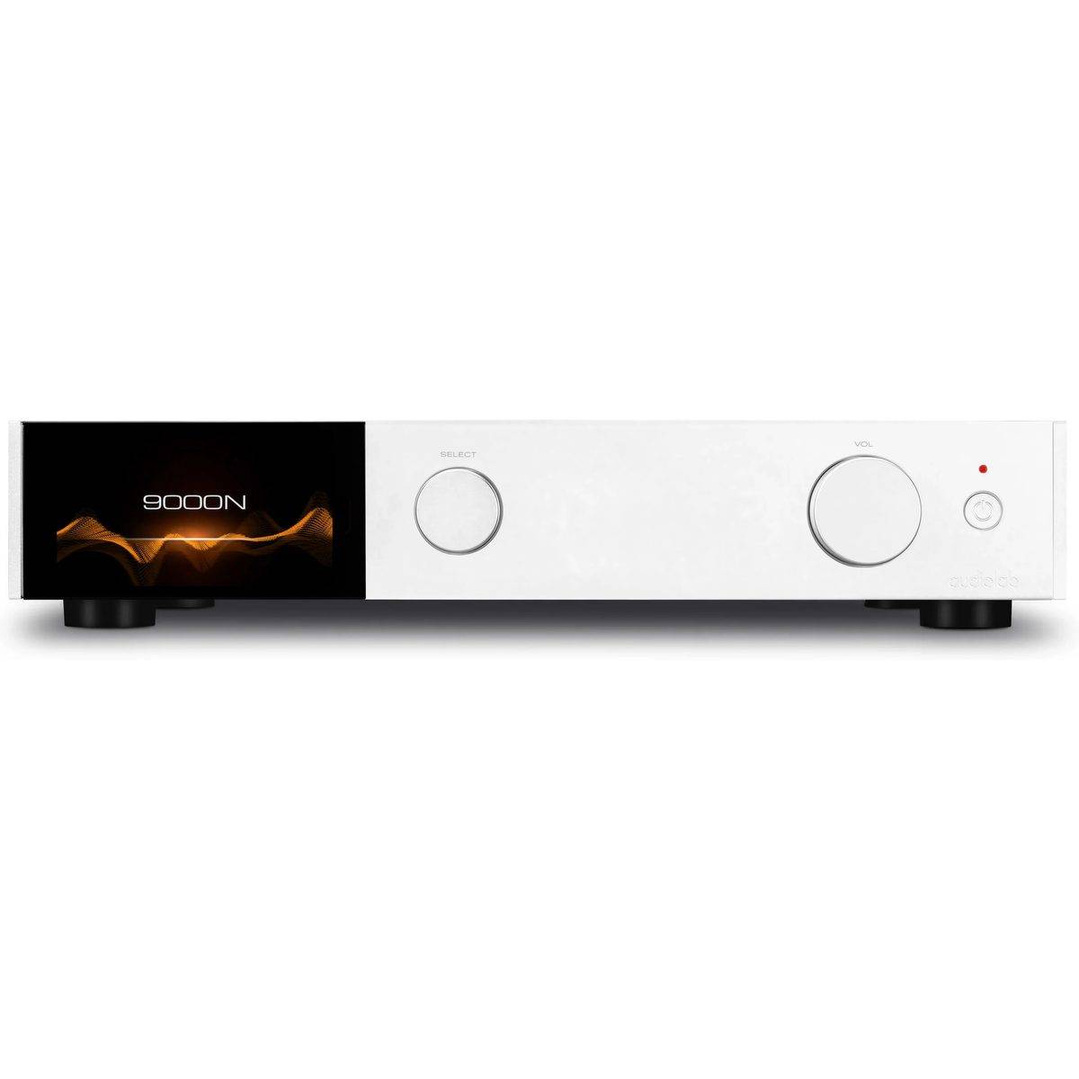 Audiolab 9000N silver - Nätverksljudspelare, Wi-Fi, AirPlay 2, DLNA, Qobuz, Tidal, Spotify, Roon Ready, Tunein, Ethernet, Inbyggd DAC, USB-ingång