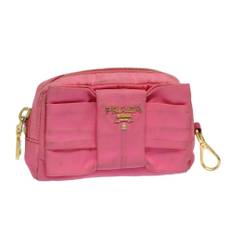 Prada Vintage Pouch Stl. - Necessär Från Magasin - Pink (W 12cm x H 8cm x D 3cm)