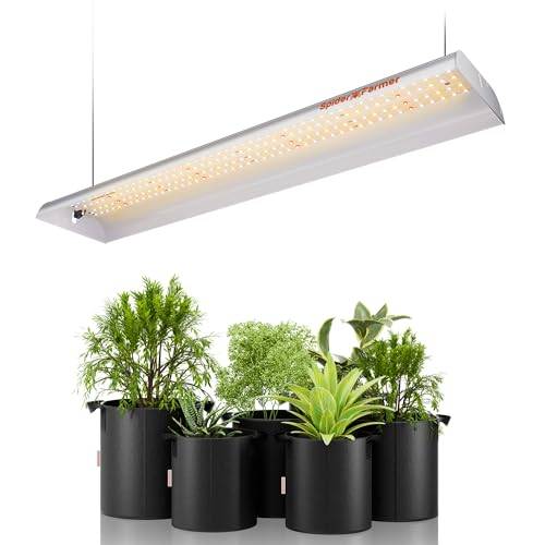 Spider Farmer SF300 LED Grow Lampe, 32W Vollspektrum Pflanzenlampe 60x80cm