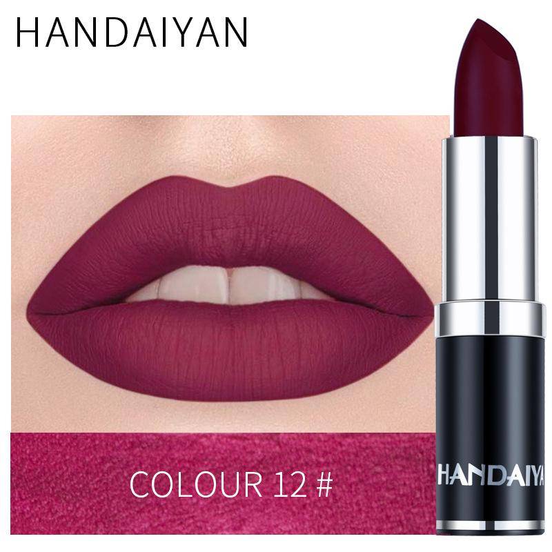 Matte Moisturizing Lipstick, Velvet Lipstick For Music Festival, Party, Outdoor Travel, Portable,Suitable For Back To School Makeup