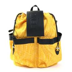 Fendi Vintage, Vintage , Herre, Gul, ONE SIZE, Uld, Pre-owned Canvas skuldertasker