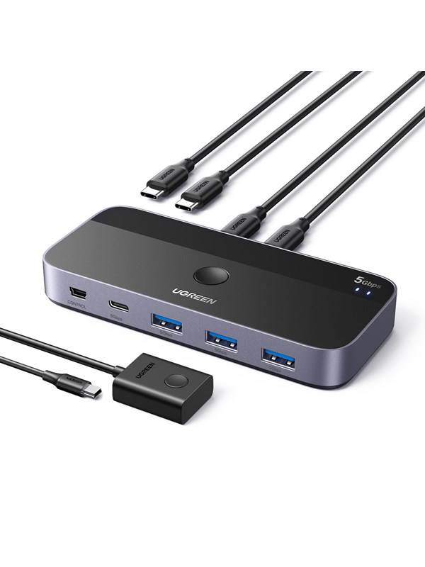 UGREEN USB-C Sharing Switch 2 In 4 Out USB Hub