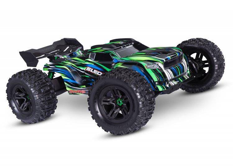 Traxxas Sledge 1/8 Truck 6s Belted Grön