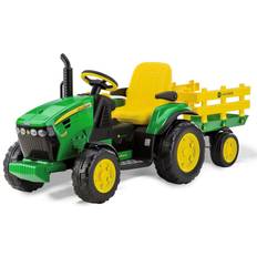 John Deere - Ground Force EL Traktor med anhænger, Lithium 12V 8Ah