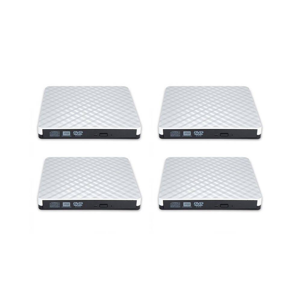 4X PC Laptop External USB 3.0 DVD RW CD Writer Portable Optical Drive Burner Reader Player Tray Portable Drive Burner