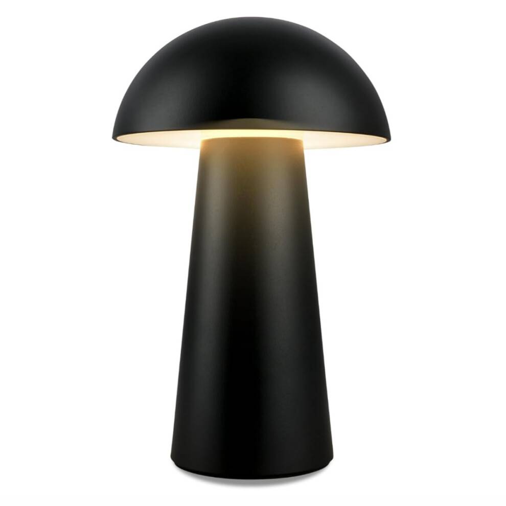 Sladdlös LED-bordslampa med svampfunktion, IP44 vattentät uppladdningsbar touch-dimbar nattlampa för camping