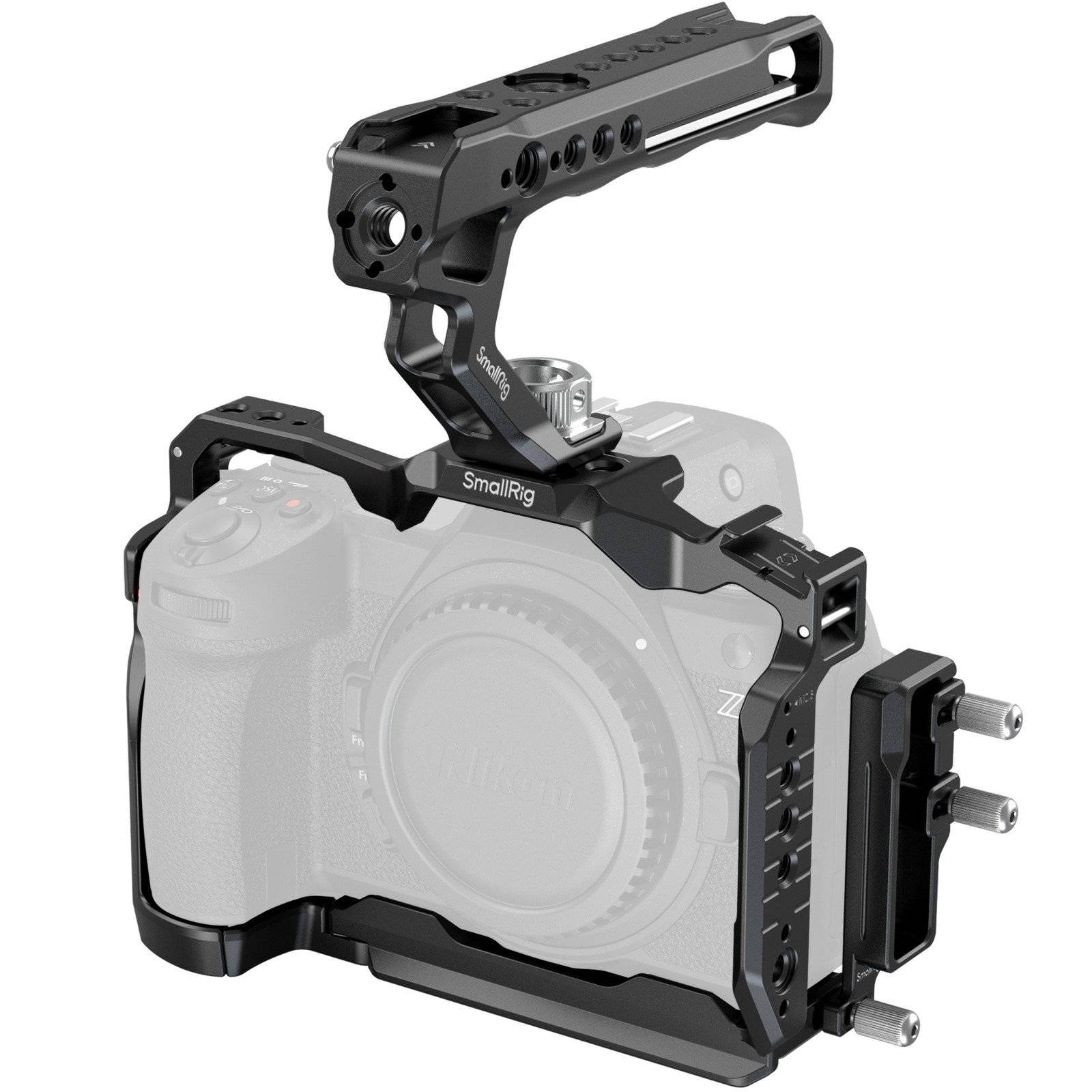 Cage för Nikon Z 6III - Kit med topphandtag och kabelklämma