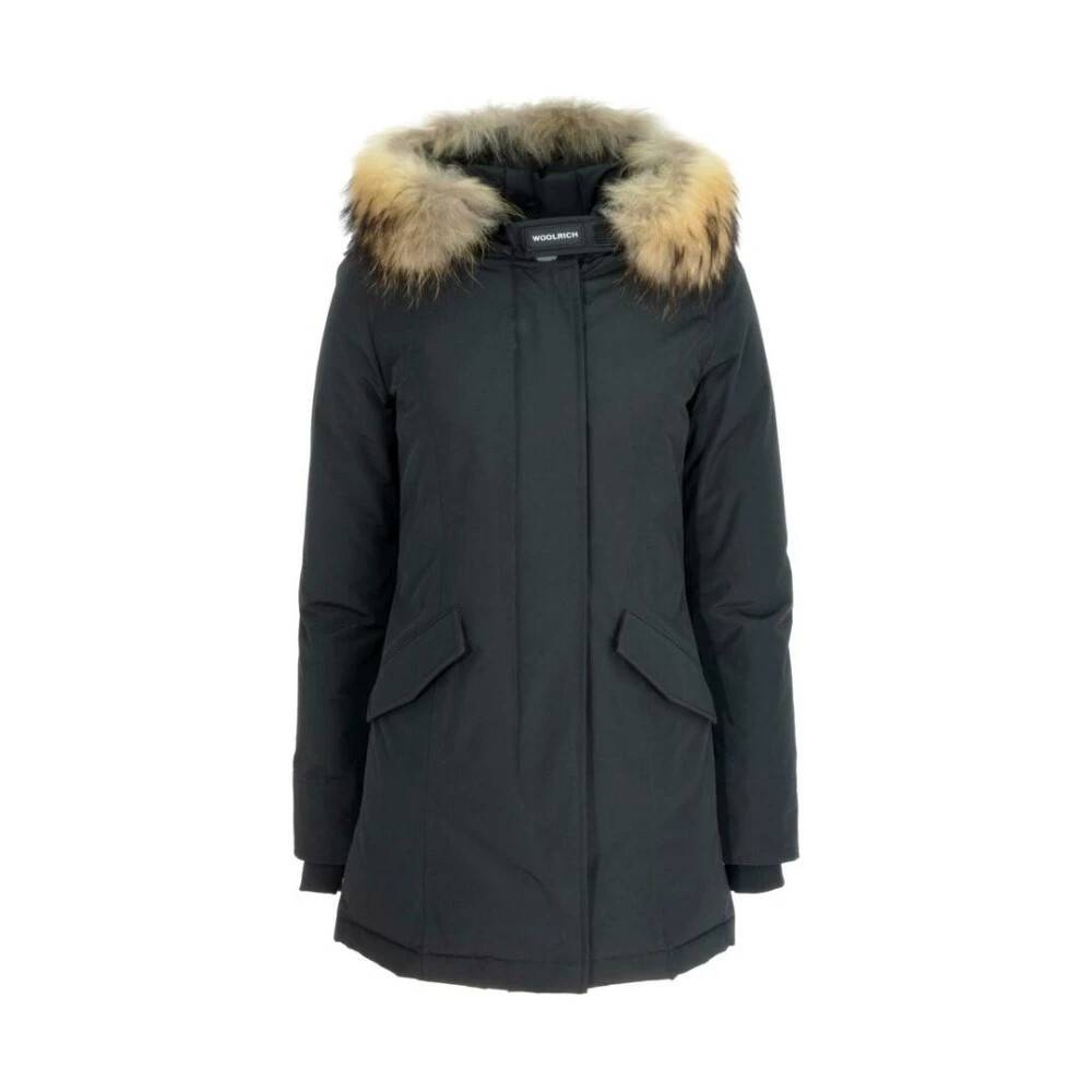Woolrich Arctic Parka med Aftagelig Pelskant - Frakker - Dame - Sort - L - Bomuld