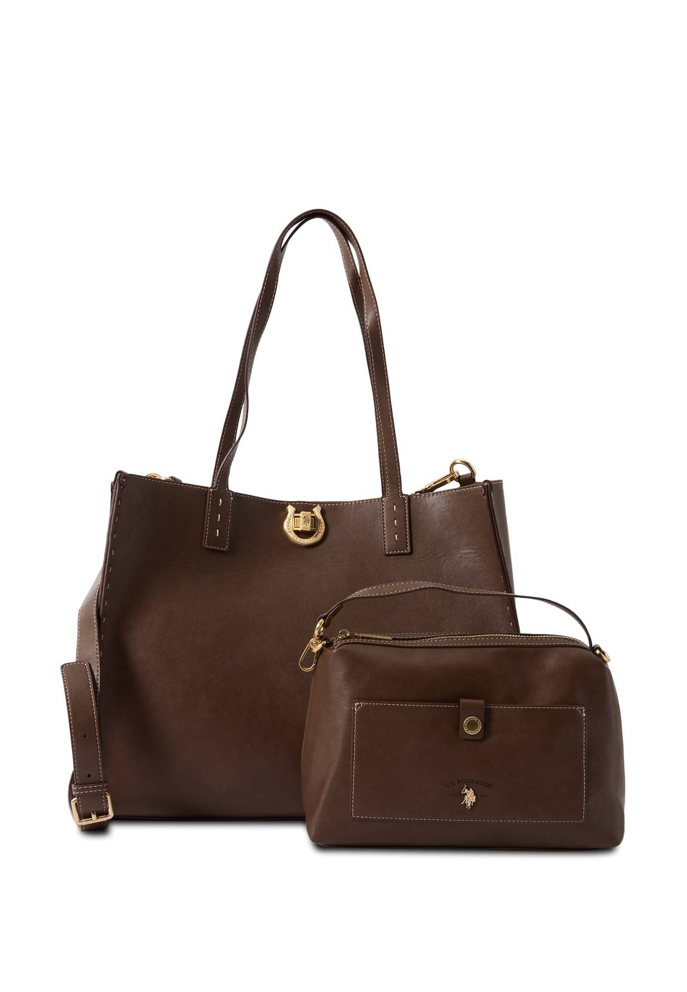 U.S. POLO ASSN. Shopper 'MIDDLETON'  brun