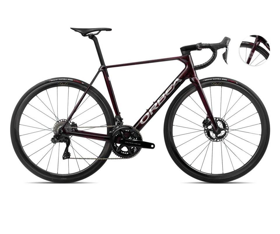 Orbea Racer Allround Orca M10iltd Pwr Wine Red-Titanium Gloss
