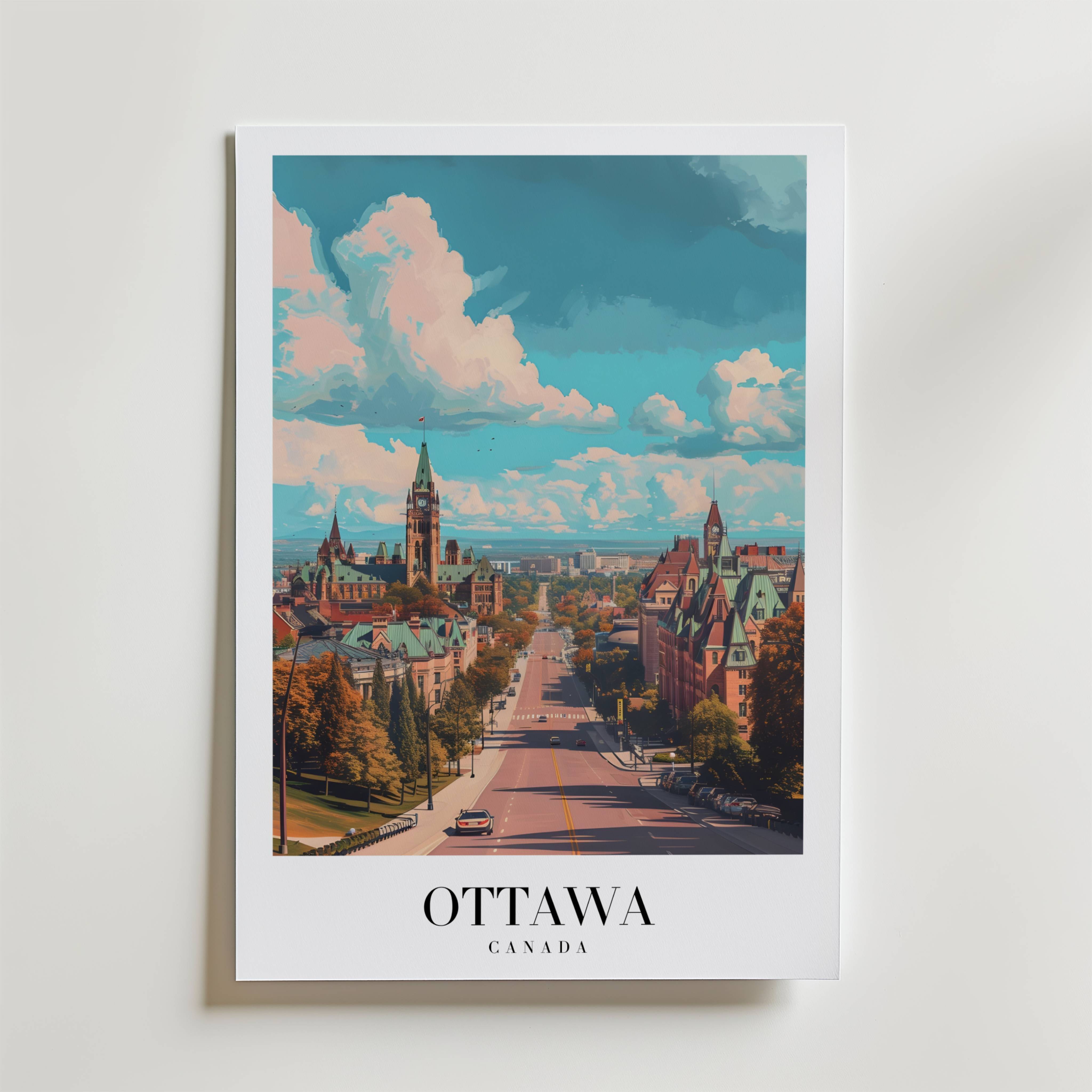 Under The Ottawa Sky Poster - Fine Art Poster 100x140 cm