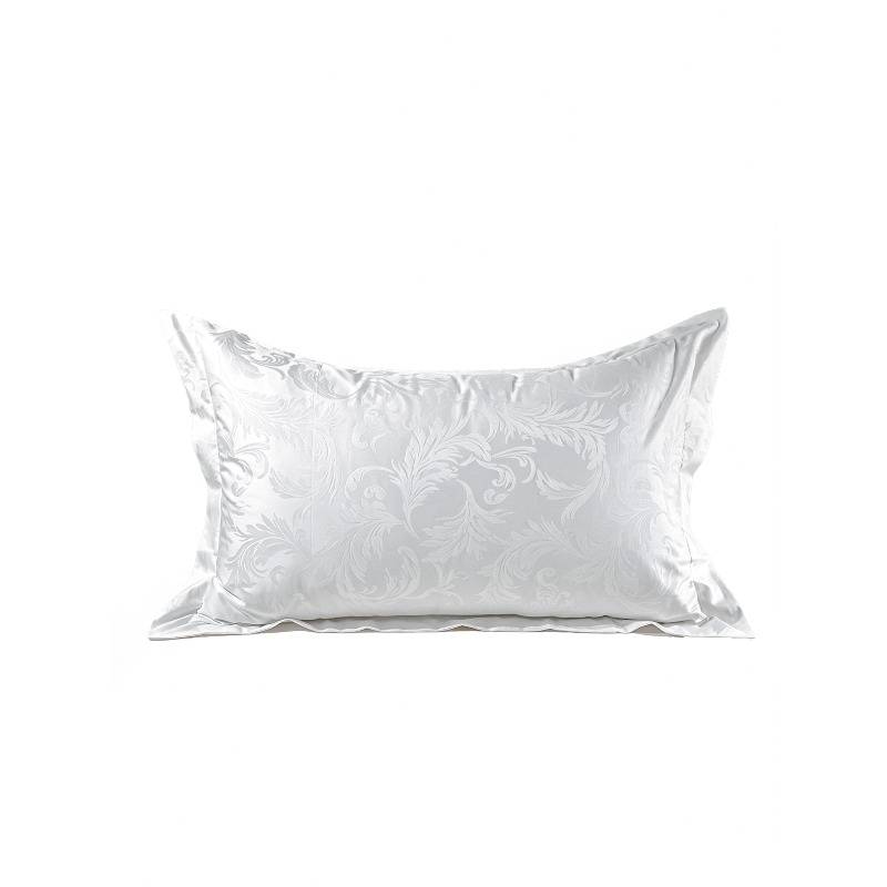 100% Pillowcase | Luxury Phoenix Tail Fern Jacquard Pillow Cover | Single Pack | Breathable & Machine Washable Hotel Grade Bedding Pillow Case