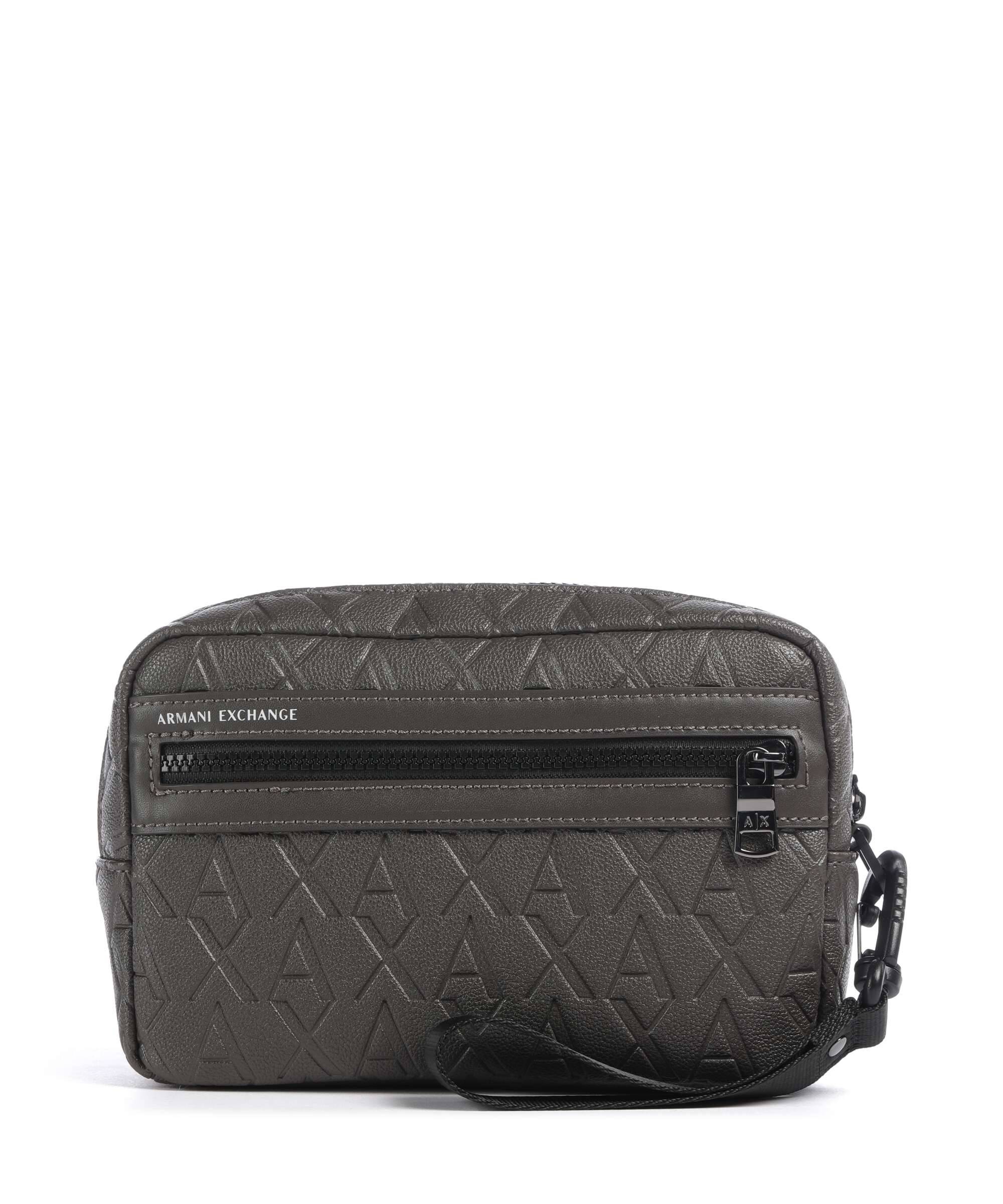 Armani Exchange Liam Toilettaske major brown