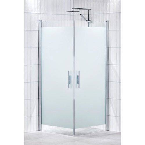 Alterna Lusso HT1 Rak duschhörna 70x90 (frostat glas)