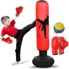 Punching Bag til børn. Oppustelig boksesæk. Børn Boksetræningssæt. Øjeblikkelig rebound Guanguan-Perfet