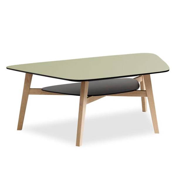 Andersen Furniture C1 sofabord - 120 x 70 cm - Eg sort mat lak - Iron Eg - sort mat lak
