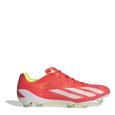 Adidas X Crazyfast+ Junior Firm Ground Football Boots - Solar Rød/Ftwr