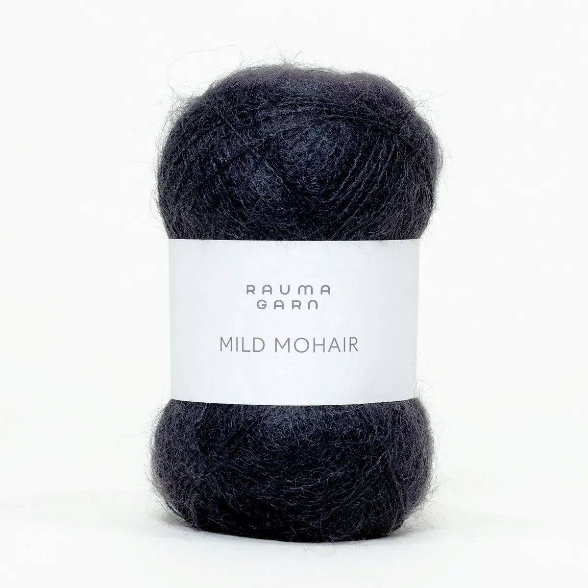 Mild Mohair 09 Sort - Rauma Garn - 01