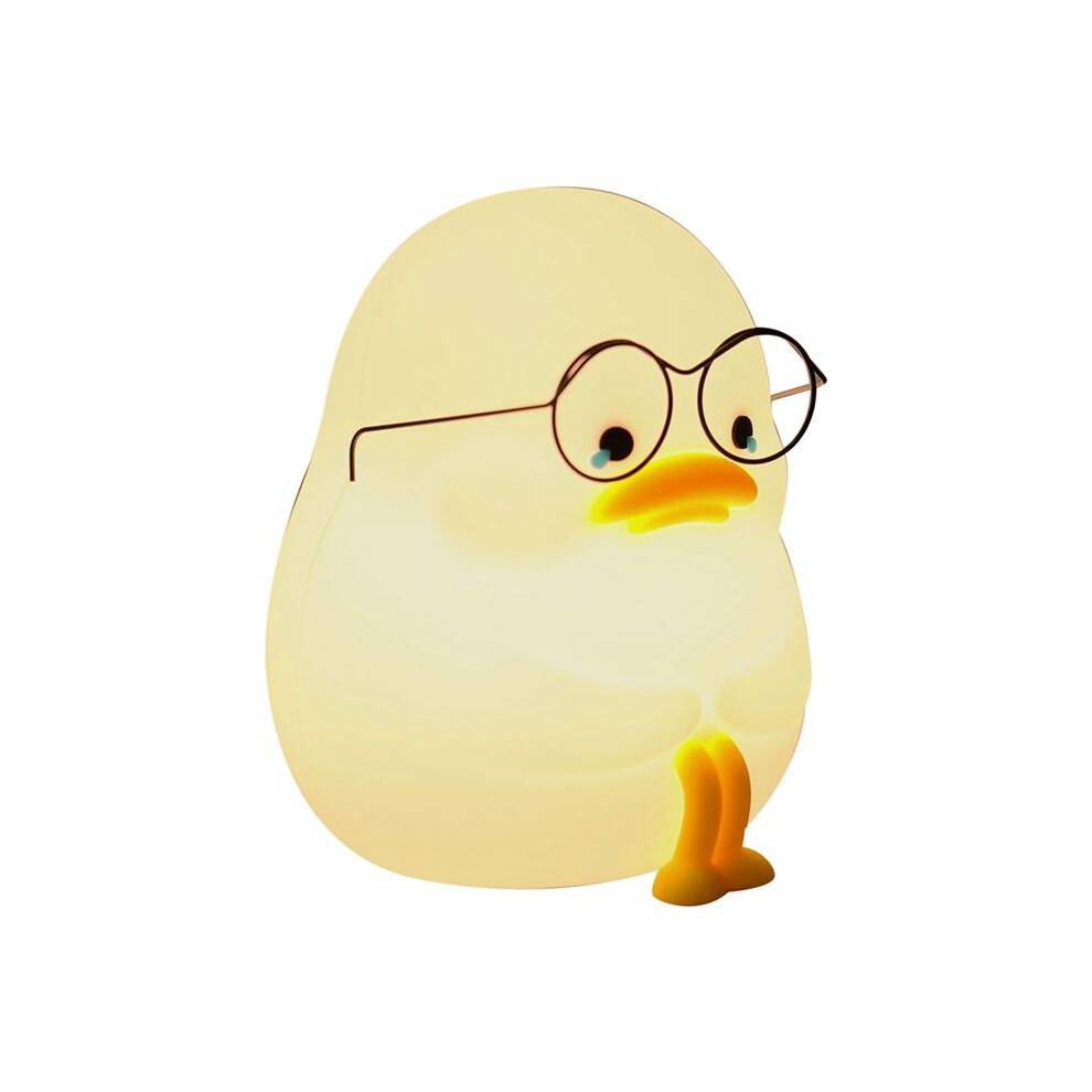 Nattlampa för Barn - Duck Premium Silikonlampa, SöT och Dimbar Nattlampa för Lugnande SäNggåEnde AtmosfäR