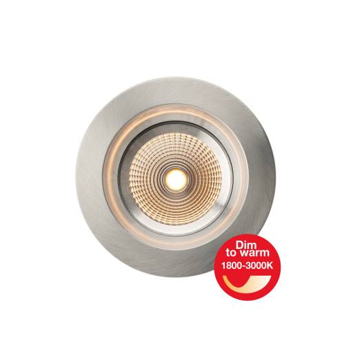 The Light Group OneSoft indbygningsspot, 1800-3000K, aluminium