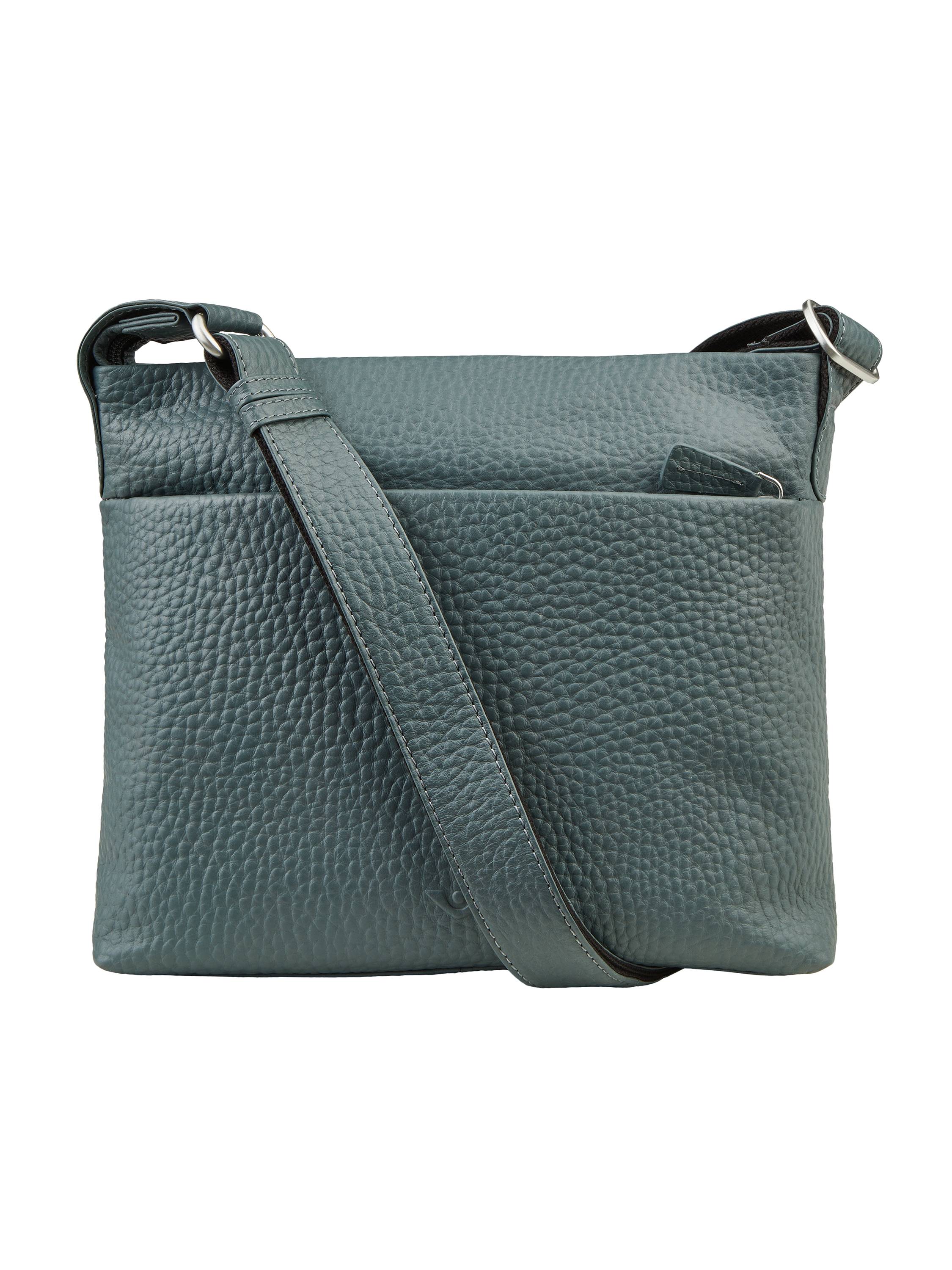 Voi Hirsch Bristol Crossbody taske Læder 28 cm  Grøn