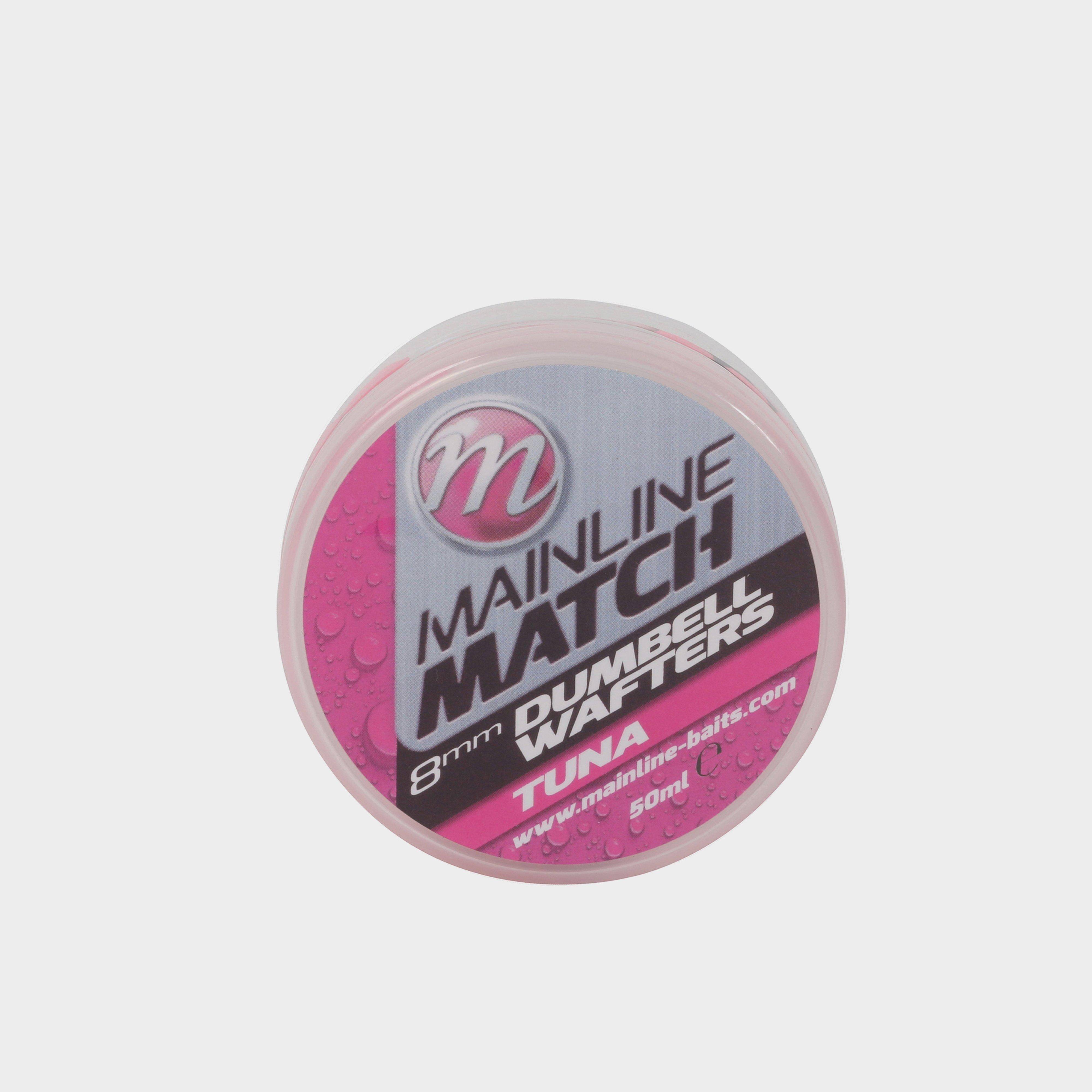 Mainline 8mm Pink Tuna Match Dumbell Wafters, Brown