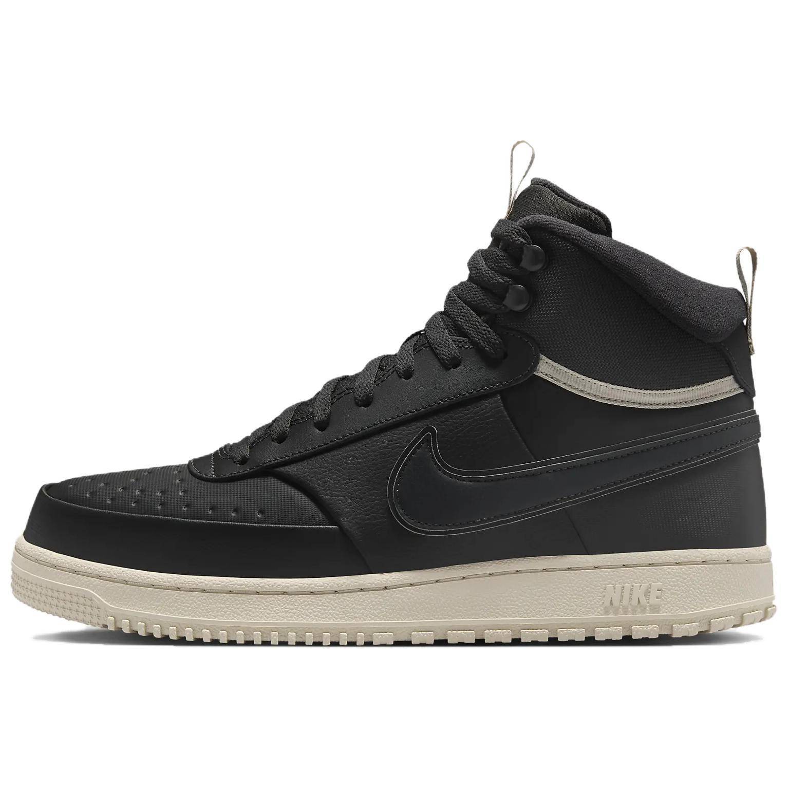 Nike Court Vision Mid Winter Mörk Rökgrå Ljus Ben Herr Sneakers Svart DR7882-003 cm