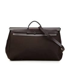 Hermès Vintage, Pre-owned, Dame, Brun, ONE SIZE, Uld, Pre-owned Canvas rejsetasker