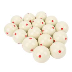 16pcs Cue Ball Resin Professional Training Pool Balls with 6 Dots for Billiard Table Accessories