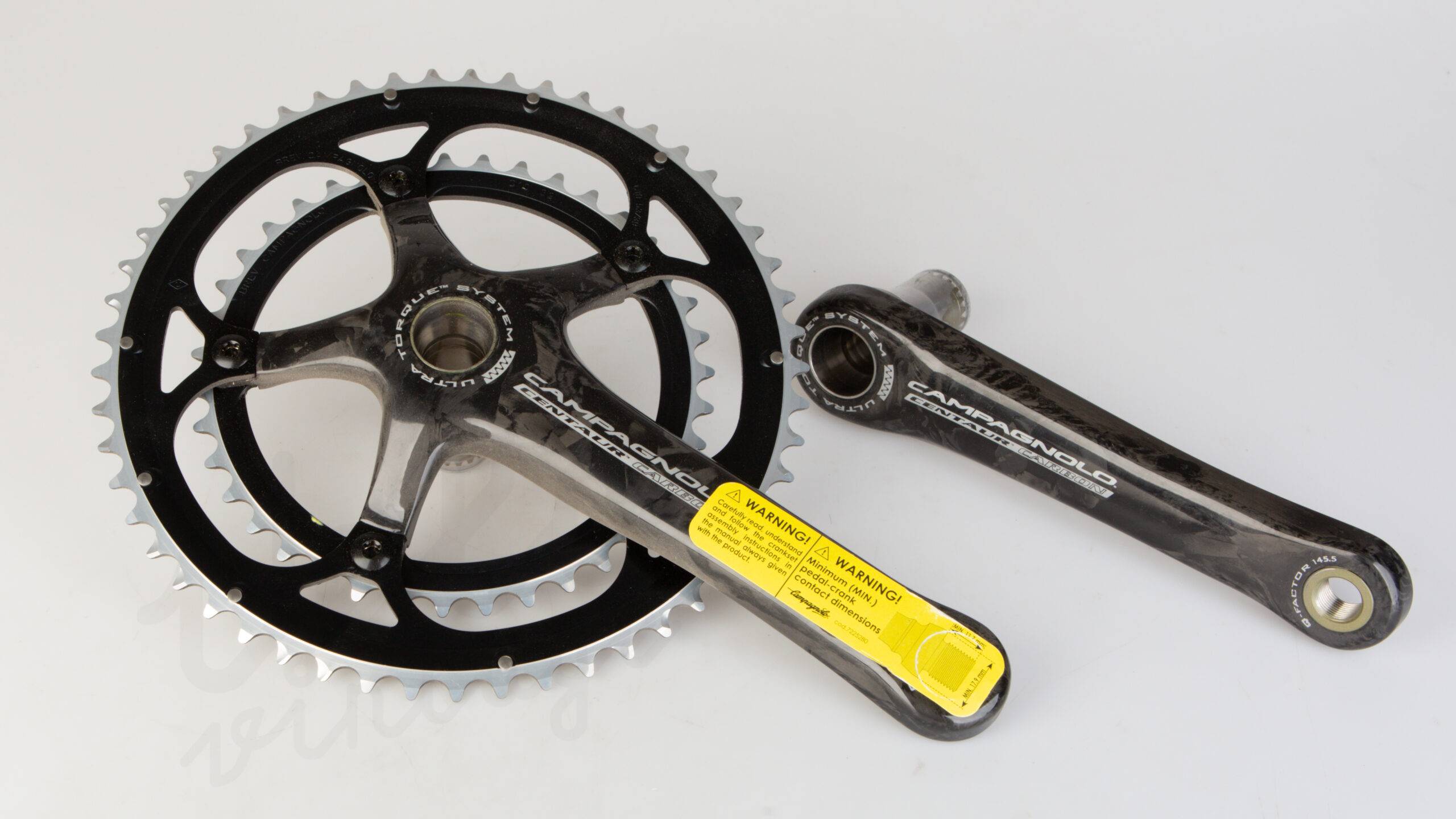 NOS Campagnolo Centaur Carbon Crankset | 2x10 Speed | 175mm Arme | 53/39T