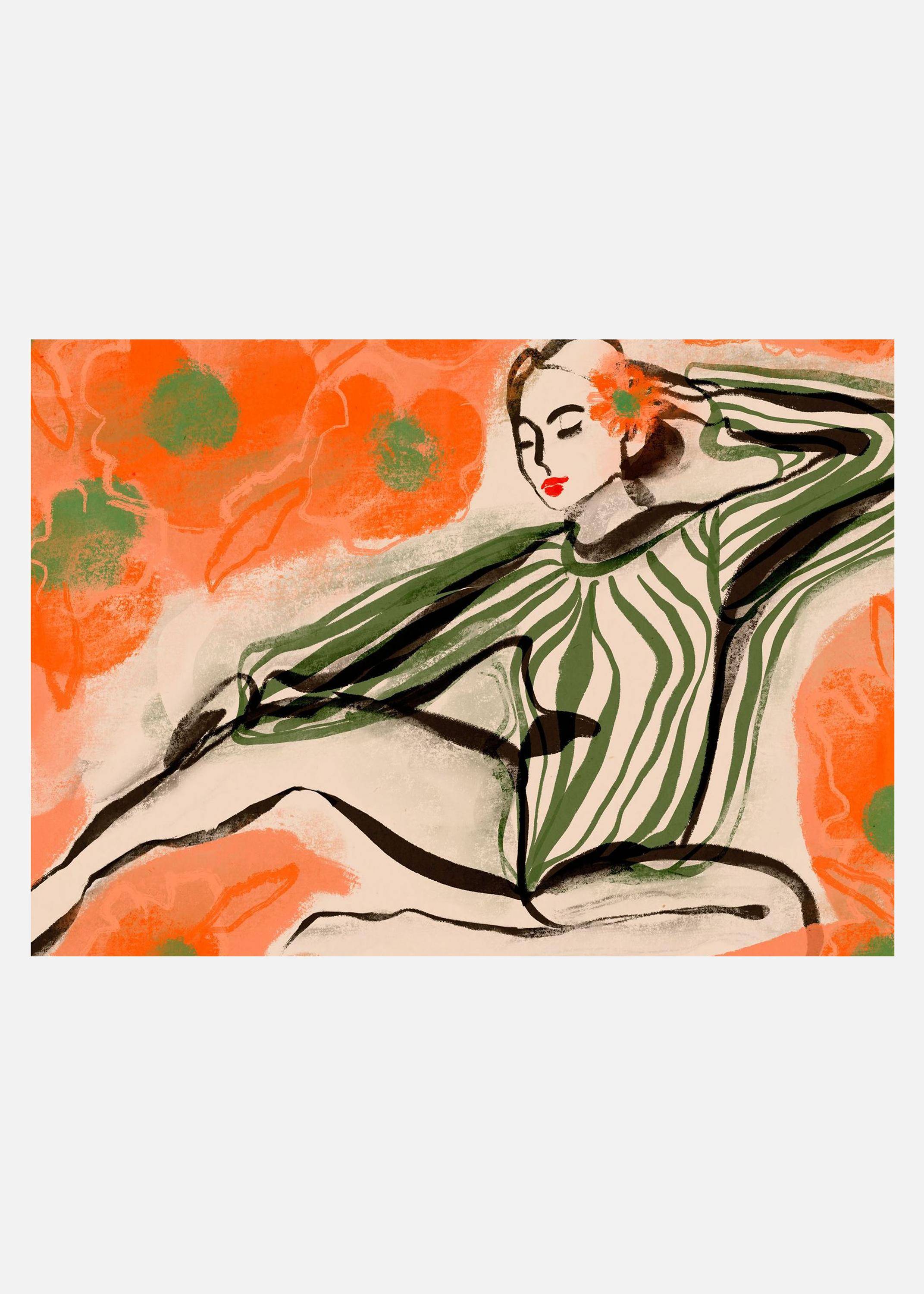 Posingdancer Canvastavla (50x70 cm)