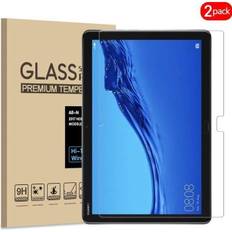 2 pièces film verre trempé pour huawei mediapad m5 lite 10.1 ultra mince anti-rayures protection ecran anti-explosion