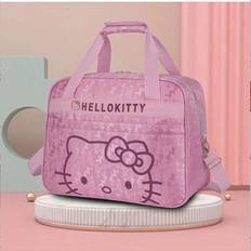 Hello Kitty Cute Luggage Bag Anime Shoulder Bags Kawaii Messenger Tote Cute Cartoon Backpacks Christmas Gifts Easter Gift - Pink - one-size