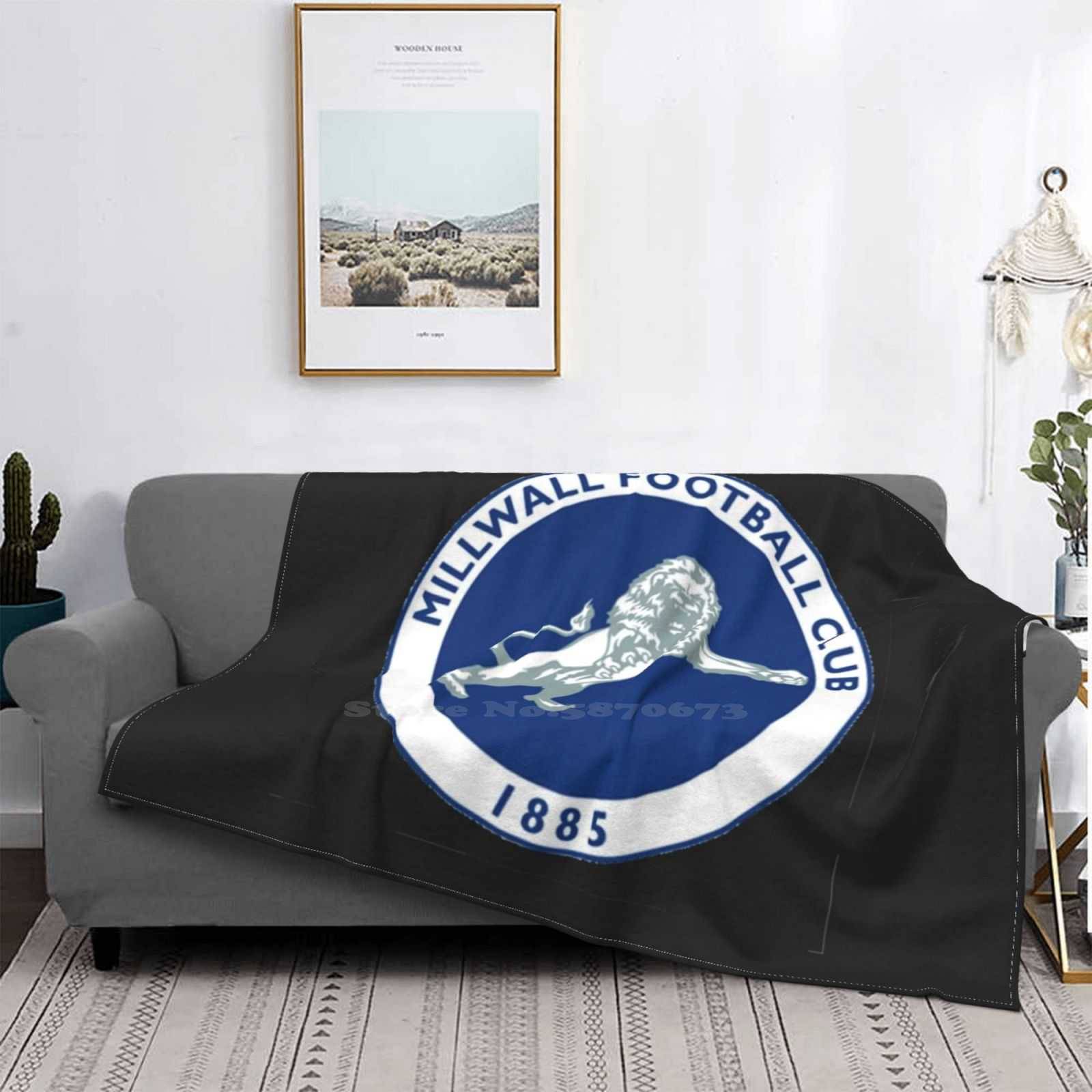Millwall Football Club 1885 Millwall Fc Lejonen Mode Mjuk Varm Flanellfilt Millwall Football Club 1885 Millwall Fc Lejonen