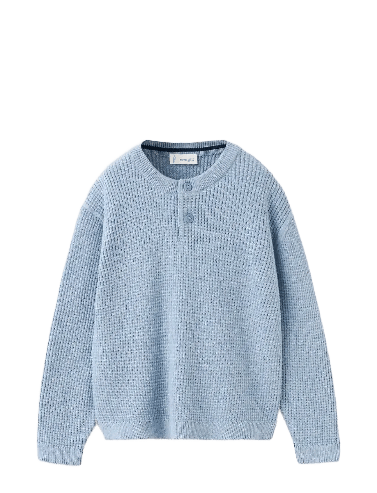 Mango Buttons Detail Knit Sweater - Blue - 3-4
