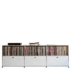 USM Haller Hi-Fi Reol - 32 - Mid Grey