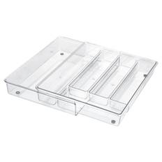 Besticklåda plast justerbar, 29-50 x 36,5 x 5,5 cm