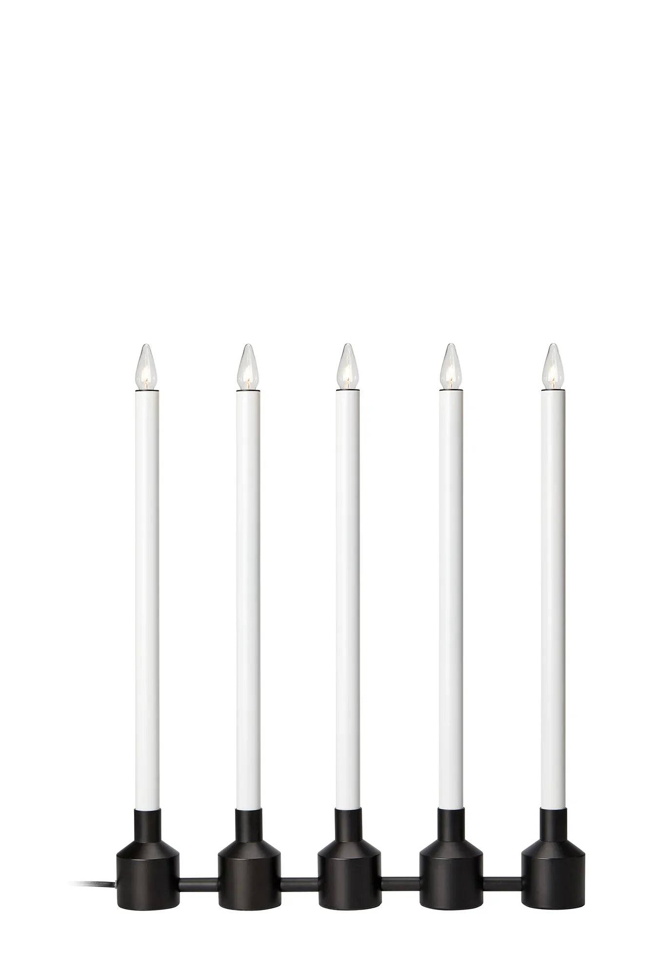 Philippa Adventsljusstake Svart