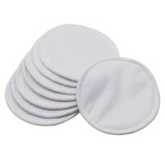 8 st amningsinlägg 3 lager 12 cm vita rosa beige tvättbara återanvändbara amningsinlägg - många (En-Storlek)