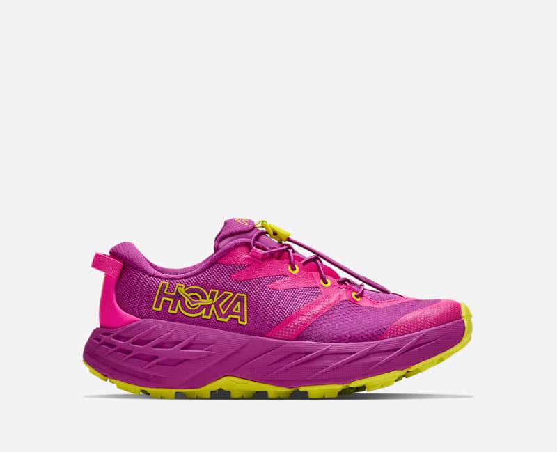 HOKA Speedgoat 7 Schuhe für Kinder in Fuchsia/Fuchsia Größe 39 1/3Y | Gelände